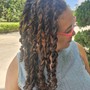 Twist or coil natural hair