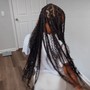 Knotless box braids reg/boho