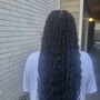 Knotless goddess braids