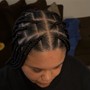 (Medium)Traditional Box Braids