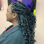 Crochet Box braids with curls/ without curls