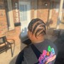 Medium Knotless Braids