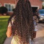 Crochet Braids with loose curls