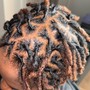 Knotless braids  medium mid back