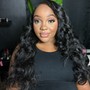 Closure wig install