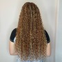 Bohemian knotless Braids middle back