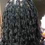 Boho Knotless Feed Ins Braids