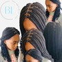 Small bohemian Box Braids