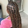 Goddess Braids small midback