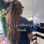 Before booking. Your natural hair must be 4 inches and above