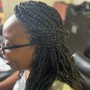 Small knotless Braids