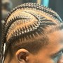 Men’s Braid Design Short ( above shoulder length)