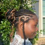 Small box braids butt length with extensions