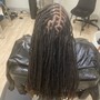 Retwist only (short or long locs/ NO STYLE)