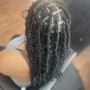 Natural hair micro locs