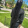 Goddess knotless Braids