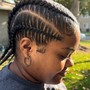 Cornrows 2-6 straight backs(natural hair)