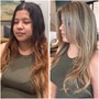 Root Touch Up +Haircut +Blow-dry Style