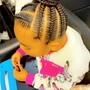 Kids Braided Ponytail