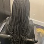 Meduim feed-in 7-15 cornrows