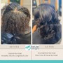 Curly Tapered Lace Hair Replacement