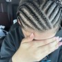 Stitch Braids (Front Of Natural Hair)