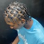 Kids Braids with Natural hair