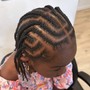 Touch up on Kids med/large Individual Braids