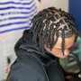 Men's Braided Bun Style