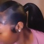 High top ponytail