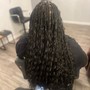 Knotless braids removal