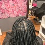 Half up Half down Braids