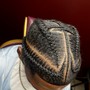 Knots (men box braids with natural hair)