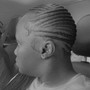 Kid's large knotless Braids