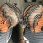 Large Cornrows (FULL HEAD)