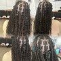 Large Boho Knotless Box Braids