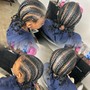 Kid knotless braids (Big)