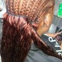 Box Braid Take Down