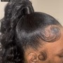 Middle/Side Part Quick Weave