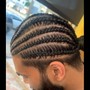 Men Cornrows Straight Backs