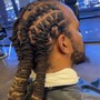 Men Cornrows Straight Backs