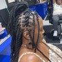 Fulani braids   with quick weave