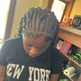 Color braiding hair