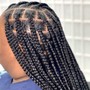 Large Knotless Braids