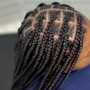 Large Knotless Braids