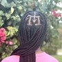 Large Knotless Goddess Braids