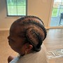 Feed-ins (stitch) braids (6-8)