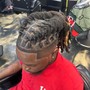 Adult men 4-8 Feed-in Braids