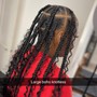 Medium knotless braids