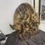 Shampoo and Blow dry natural hair